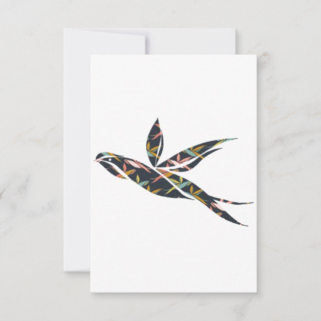 Convites Flying swallow (Frente)