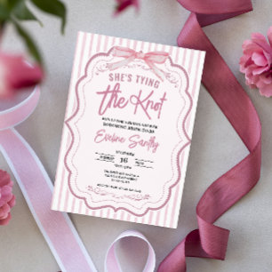 Convites Fofa Ela Está Casando Rosa Branco Chá de Noiva