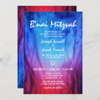 Fogo Gelo Vermelho Azul |  Bar Mitzvah Estrela de 