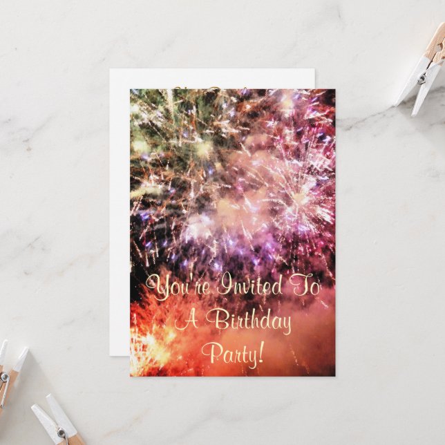 CONVITES FOGOS DE ARTIFÍCIO (Frente/Verso In Situ)