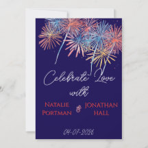 Fogos de Artifício Patrióticos Elegantes | Casamen