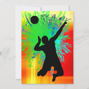 Convites Fogos do Serviço de Bola Volley