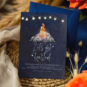 Convites Fogueira no quintal Vamos ficar torrados Festa mod