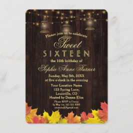 Convites Folga Folha Madeira Lanternas Velhas DOCES SEZE