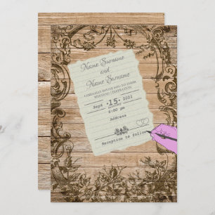 Convites Folha de papel