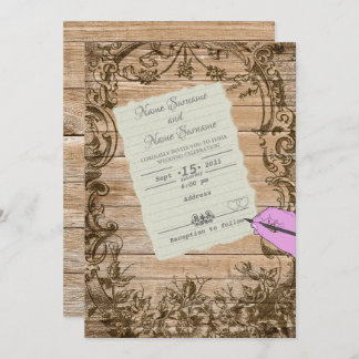 Convites Folha de papel