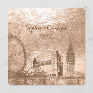 Convites Folha de PixDezines londres urbana/faux