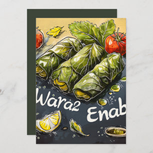 Convites Folha de Uva: Autêntica Wara2 Enab Dawali