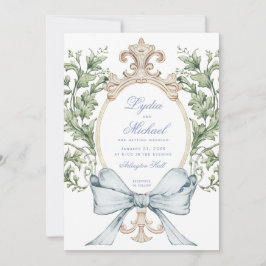 Convites Folha Informal com Arco | Casamento Monograma