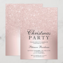 Convites Folha metálica ombre de ouro rosa