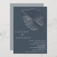 Folha tropical emboscada, simples e gentil, tudo e