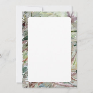 Convites Folhagem australiana de dupla face