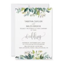 Folhagem com Casamento de Invasão Monograma de Fio