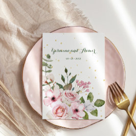 Convites Folhagem Floral Elegante do Casamento Islâmico Bis