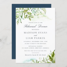 Folhagem Verde Moderna deixa Janto de ensaio