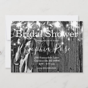 Convites Folhas de ervas botânicas Boho rústico madeira de