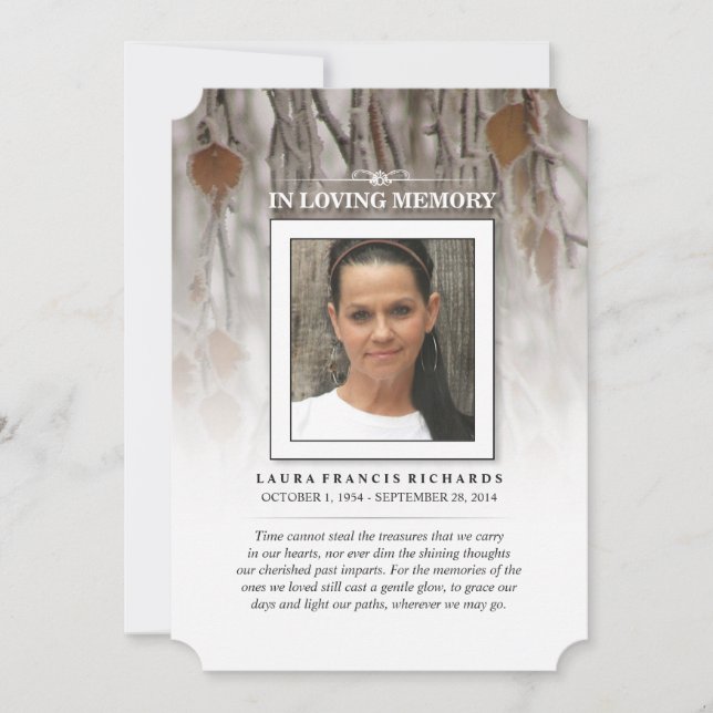 Convites Folhas de inverno - Memorial e Talvez Poem Obrigad (Frente)