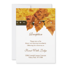 Folhas de outono tecem RECEPÇÃO DE diamante