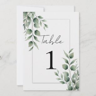 Convites Folhas de Vegetação Mínima Casamento Branco Modern