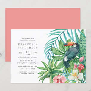 Convites Folhas Turianas e Tropicais   Chá de panela modern