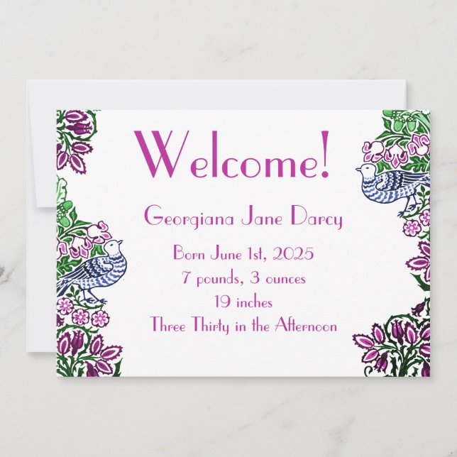 Convites Folhetim Artes Flores Bolota Azul (Frente)