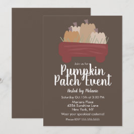 Convites Folheto de Abóbora Folha de Evento de Dia das Brux