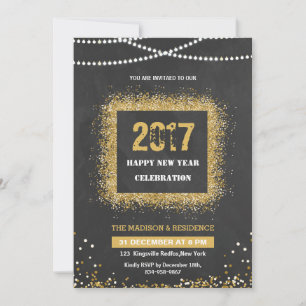 Convites Folheto de Festa de Ano Novo