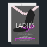 Convites Folheto do Bar das Damas Noturnas Heel Pearls<br><div class="desc">Club Flyer para Eventos de Promocional</div>