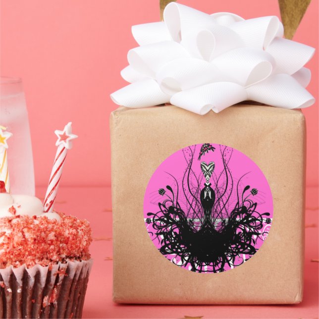 Convites, folhetos e adesivos à moda (Festa)