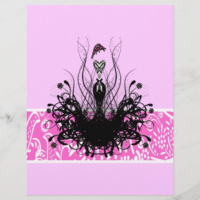 Convites, folhetos e adesivos à moda (Frente)