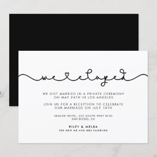 Convites Fonte do coração de ligação de corte Nós fugi