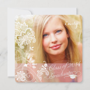 Convites Fonte PixDezines lace/2014 Formandos/diy