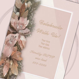 Convites For Unto Us Christmas Invitation Card