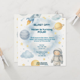 Convites Fora deste cósmico mundial | Festa Espacial - Aniv