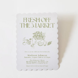 Convites Fora do Chá de panela de mercado, Mercado de agric