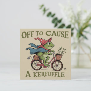 Convites Fora para Causar um Tumulto Sapo Sarcástico Meme D