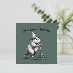 Convites Fora Para Causar Uma Confusão Divertida Patinete d