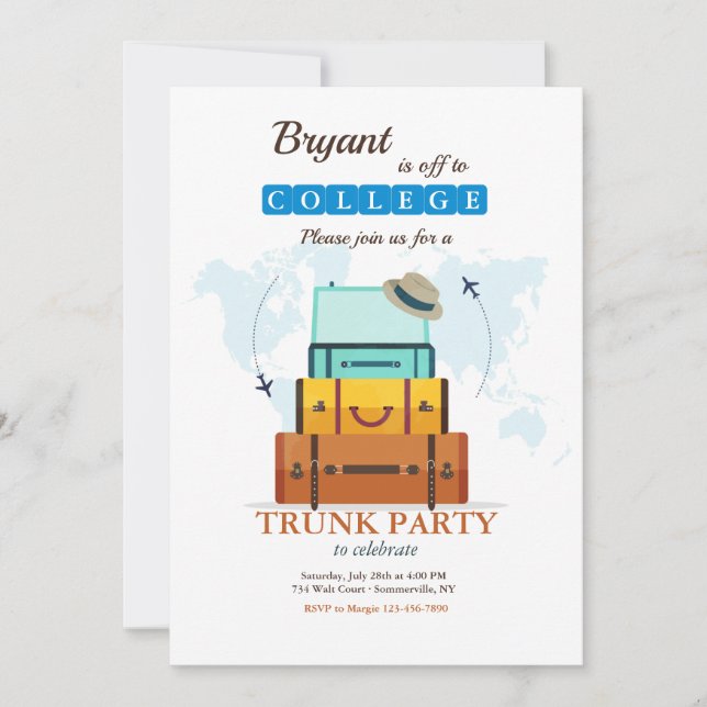 Convites Fora para o Colégio Masculino (Frente)