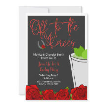 Fora para o Races Horse Racing Party Rosa Derby