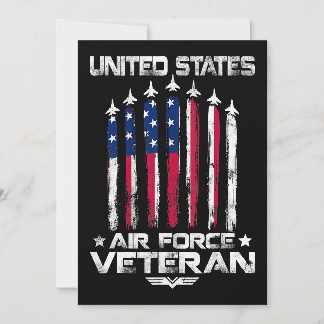 Convites Força Aérea Americana Veteranos 4 de julho t shirt (Frente)