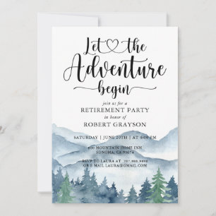 Convites Forest Adventure Mounts - Partido da Reforma