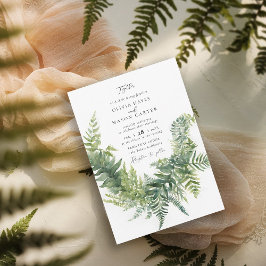 Convites Forest Fern Mountain Woodland Casamento Chic Elega
