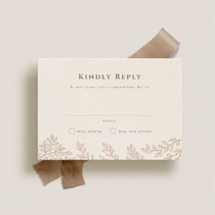 Convites Forest Grove Wedding RSVP