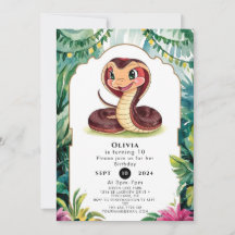 Forest Viper Cobra Birthday
