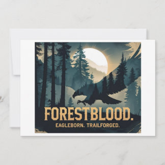 Convites Forestblood – Espíritu Salvaje Nacido del Bosque