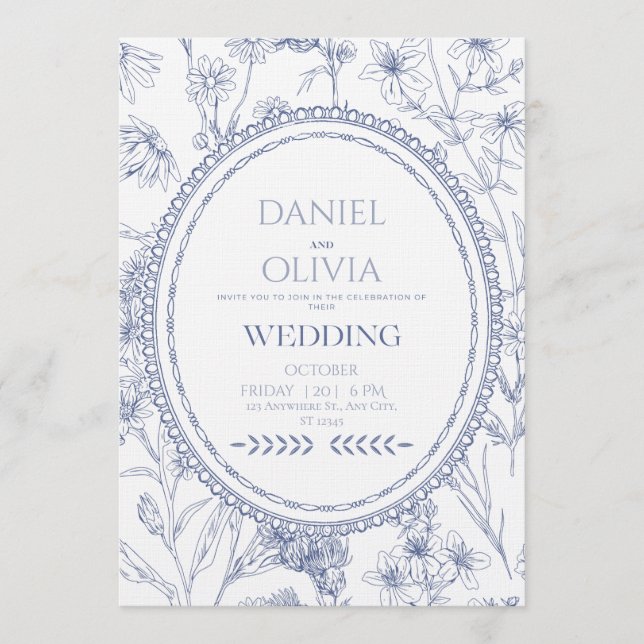 Convites Forever Begins Today Wedding Invitation  (Frente)