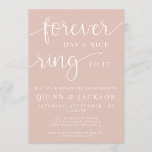 Convites Forever Tem Um Bom Anel Para O Noivado Convidar