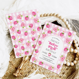 Convites Forja Rosa Berry, Primeira primeiro aniversario