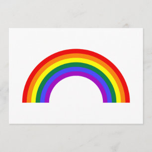 Convites Forma do arco-íris