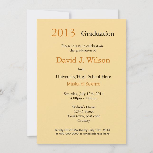 Convites Formação em girassóis Van Gogh de arte (Frente)